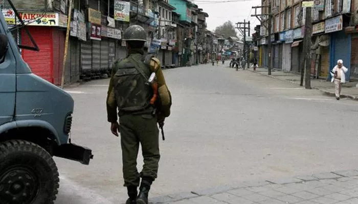 Terrorists Attack Security Forces In Pulwama - Sakshi