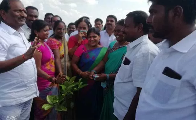 Koppula Eshwar Speech In Dharmapuri Over Haritha Haram - Sakshi