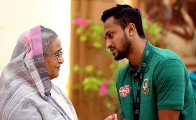 Sheikh Hasina Says Shakib Made A Mistake BCB Will Stand by Him - Sakshi