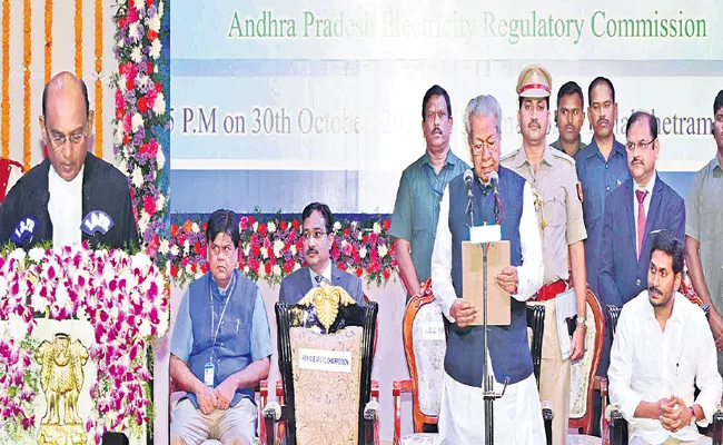 Justice Nagarjuna Reddy sworn in as APERC Chairperson - Sakshi