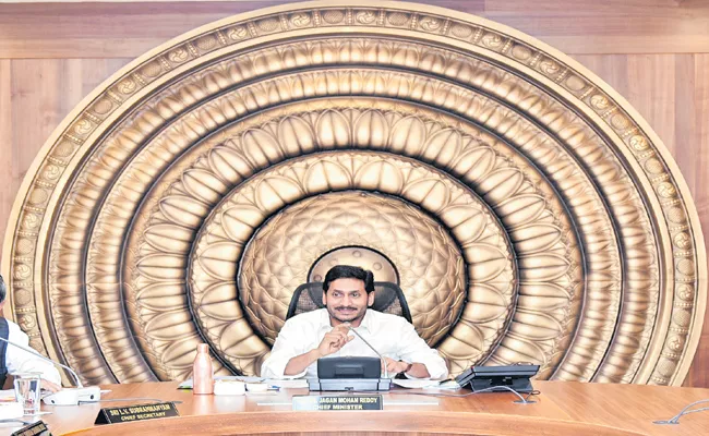 CM YS Jagan with incharge ministers - Sakshi