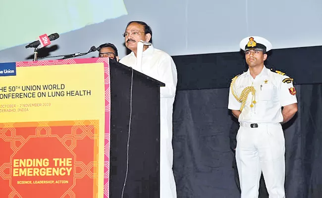 Venkaiah Naidu Calls For Developing New Vaccine To Combat Tuberculosis - Sakshi