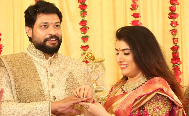 Actress Archana Gets Engaged With Jagadeesh - Sakshi