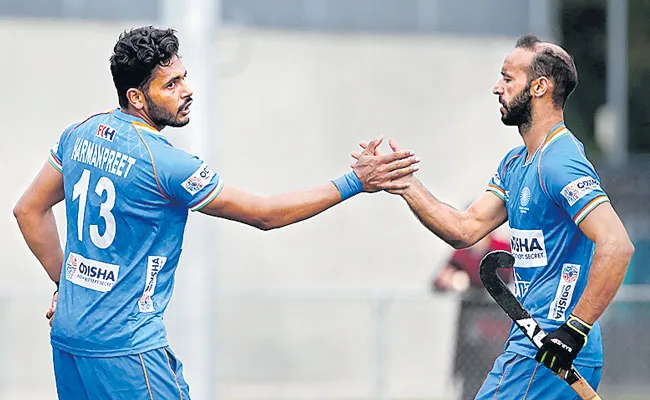 Indian Mens Hockey Team Beats Belgium 5-1 In Final Match - Sakshi