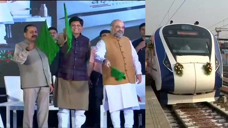 Jammu Kashmir development has begun with the launch of Vande Bharat Express - Sakshi