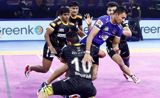 Haryana Steelers Register Strong Win Over Telugu Titans - Sakshi