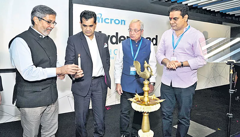 Micron Technology inaugurates new centre in Hyderabad - Sakshi