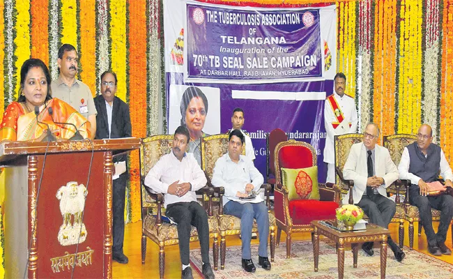 Telangana Should be Tuberculosis Free Says Governor Tamilisai - Sakshi