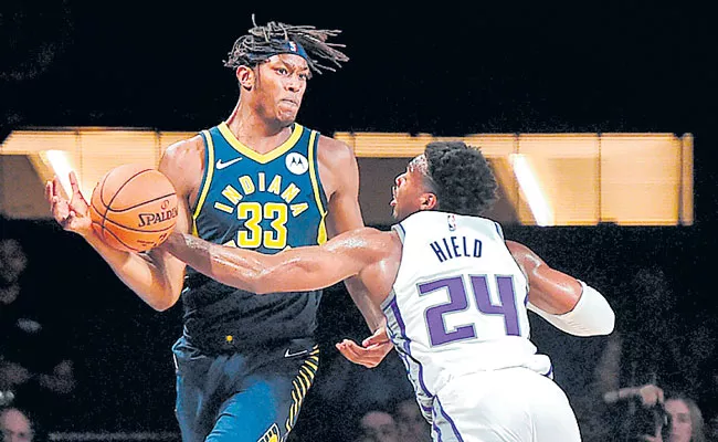 Indiana Pacers Beat Sacramento Kings In India NBA Debut - Sakshi