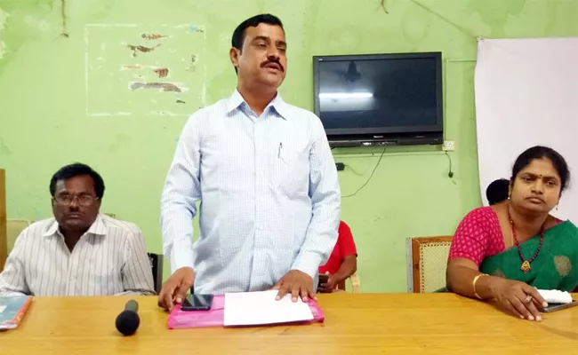 District ADO TAlks In Press Meet In Chittoor - Sakshi