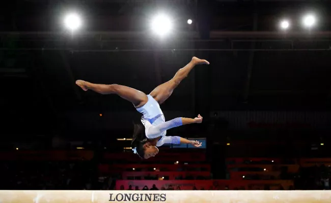 Biles New Skills Named After Her At World Gymnastics Championships - Sakshi