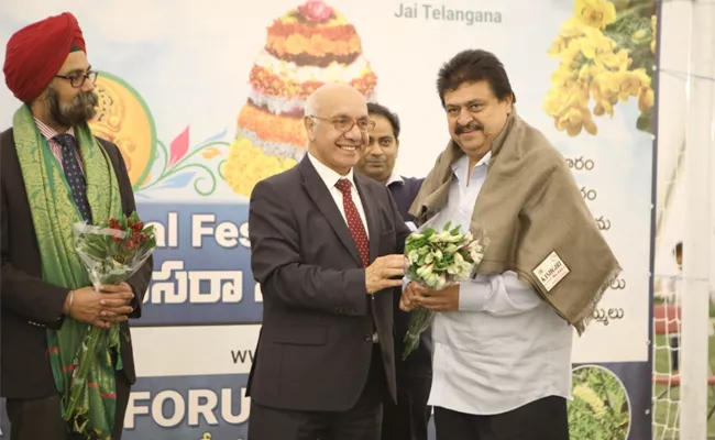 Telangana Nri Forum Bathukamma Celebrations held in London - Sakshi