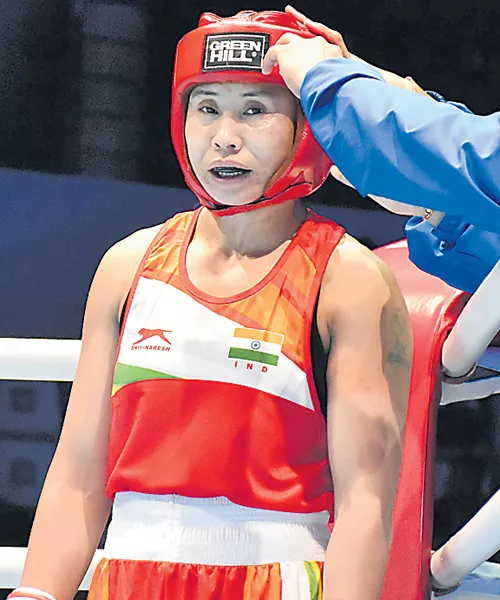 Sarita Devi bows out At World boxing Championship - Sakshi