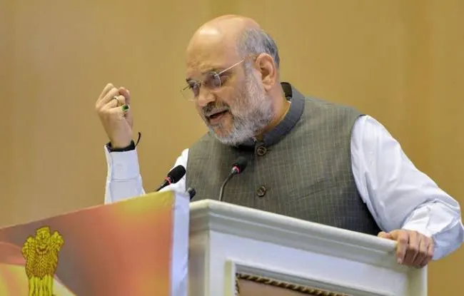 Kashmir Statehood Would Be Returned Once Situation Normalises: Amit Shah - Sakshi