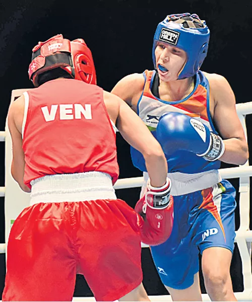 Manju Rani In Quarters Of World Womens Boxing - Sakshi