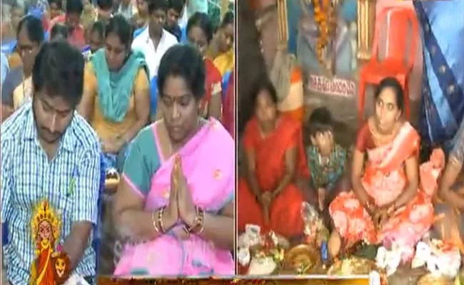 Vijaya Dashami Celebrations In East Godavari - Sakshi