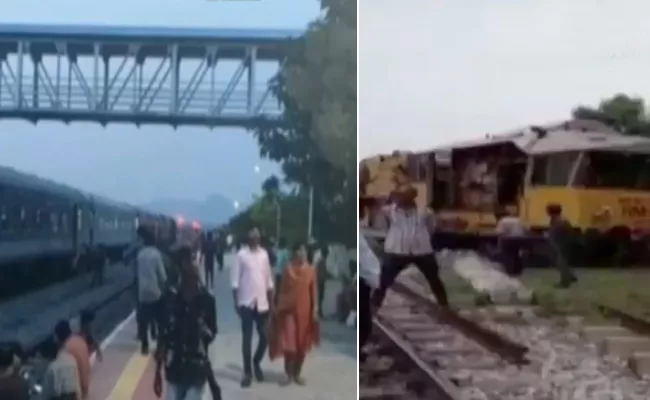 Several Trains Stalled Between Mahbubnagar And Hyderabad - Sakshi