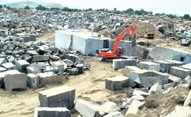 Illegal Granite Mining In Anantapur District - Sakshi