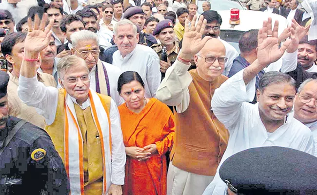 BJP Leaders Hand In Babri demolition case - Sakshi