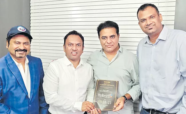 Representatives Of India Joy Met with KTR On November 20 - Sakshi