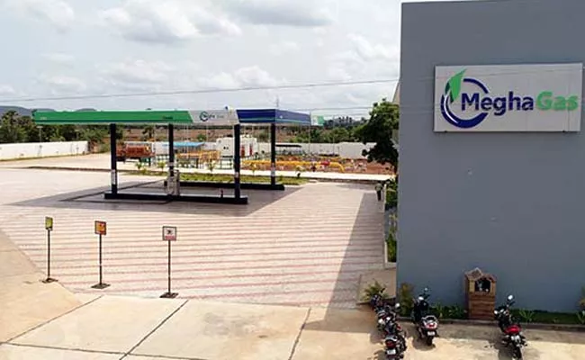 Megha Gas:Eco-friendly Green Fuel for Household and Commercial in AP, Telangana - Sakshi