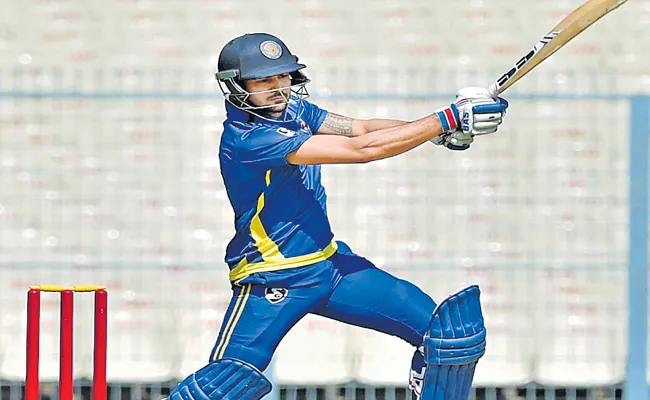 Manish pandey Made A Century In Syed Mushtaq Ali Trophy - Sakshi