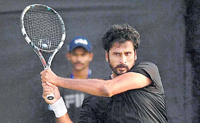  Saketh Myneni And Vinayak Loses The ATP Challenger Tournament - Sakshi