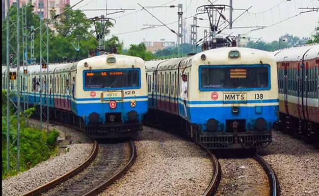 MMTS Trains Canceled Temporarily In Hyderabad - Sakshi