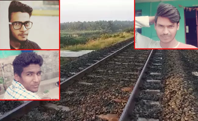 4 Students Boozing on Track Train Runs Over Them In Coimbatore - Sakshi