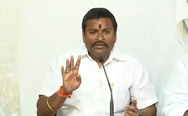 AP Minister Vellampalli Srinivas Fires On Chandrababu Naidu - Sakshi