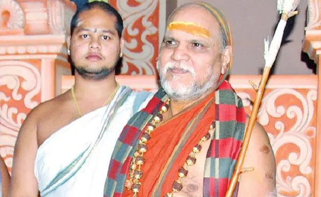 Swaroopanandendra Swamiji Says English Education Is Essential - Sakshi