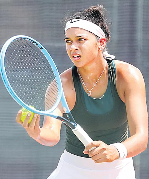 Sowjanya Fight Ends In ITF Tourney - Sakshi