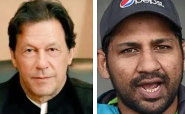 Imran Khan Gives Road Map To Sarfaraz Ahmed - Sakshi