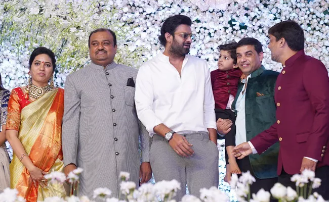 Prabhas Attended Producer Lakshman Son Engagement Ceremony - Sakshi