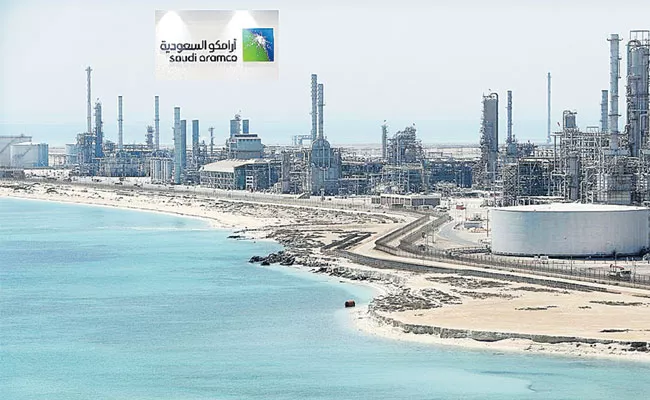 Saudi Aramco In Race For IPO Record With dollers 2 trillion Top Value - Sakshi