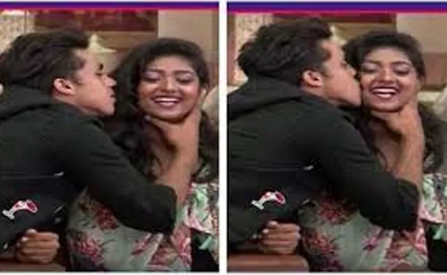 Kishan Kiss Bhumi In Bigg boss - Sakshi