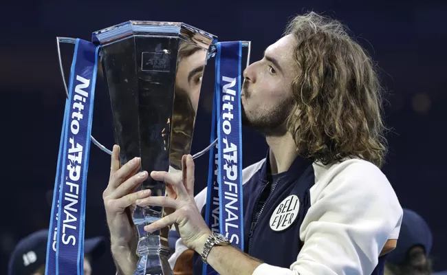 The Winner Of The ATP Finals Tournament Is Tsitsipas - Sakshi