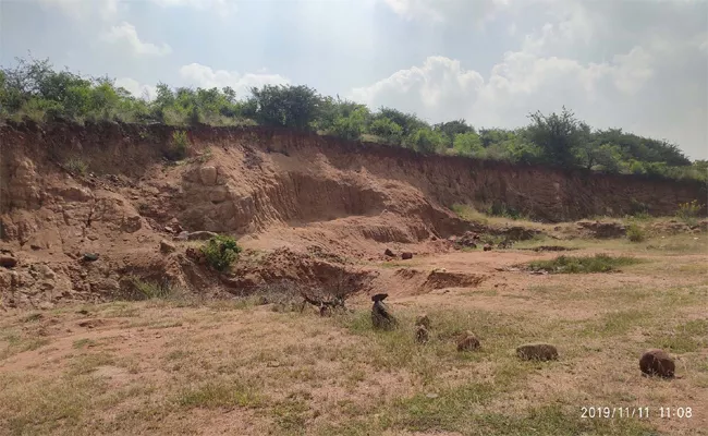 Illegal Soil Business With Support Of Politician In Mahabubnagar - Sakshi