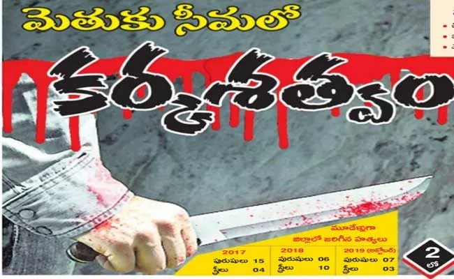 Murder Cases Are Increasing In Medak District - Sakshi