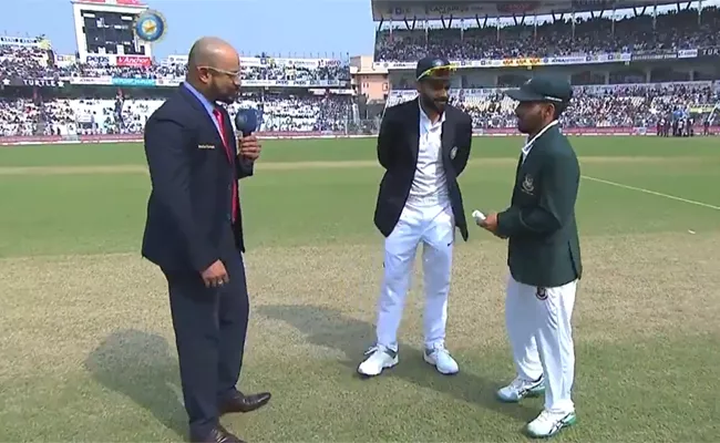 Pink Ball Test: Bangladesh Won the Toss and Elected to Bat - Sakshi