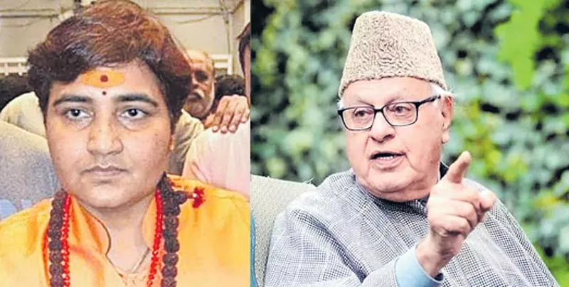 Farooq Abdullah, Pragya Thakur in parliament defence consultative panel - Sakshi