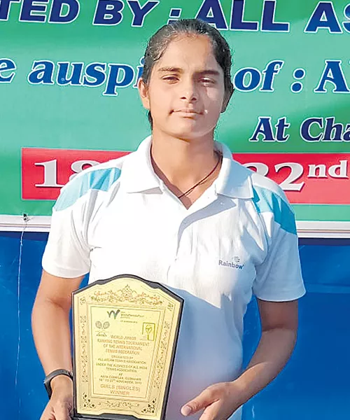 Sanjana Sirimalla Wins ITF Title - Sakshi