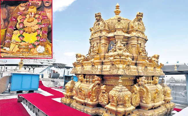 Brahmotsavas Are Held in Tirumala - Sakshi