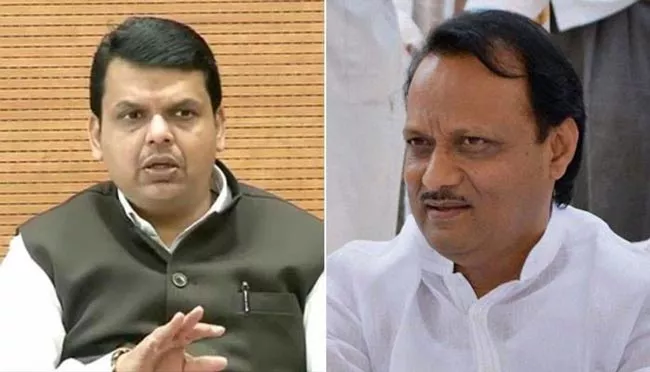 Davendra Fadnavis and Ajit Pawar in secret talks - Sakshi