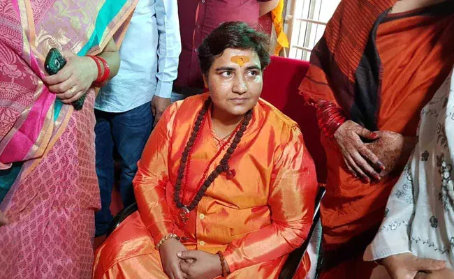 Pragya Thakur Refers Nathuram Godse As Patriot In Lok Sabha - Sakshi