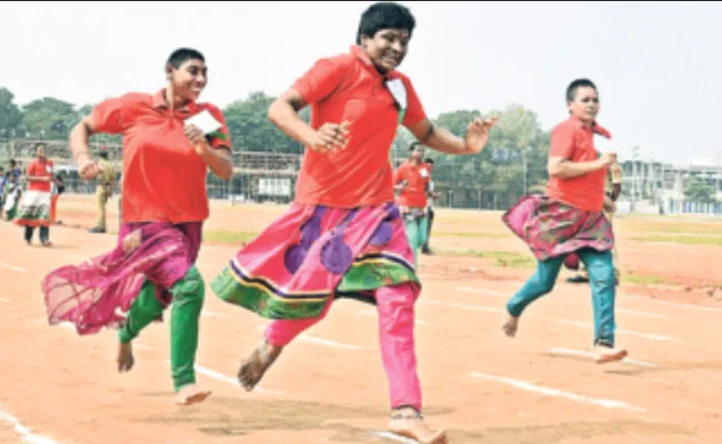 District Level Sports Competitions Of Diverse Talents - Sakshi