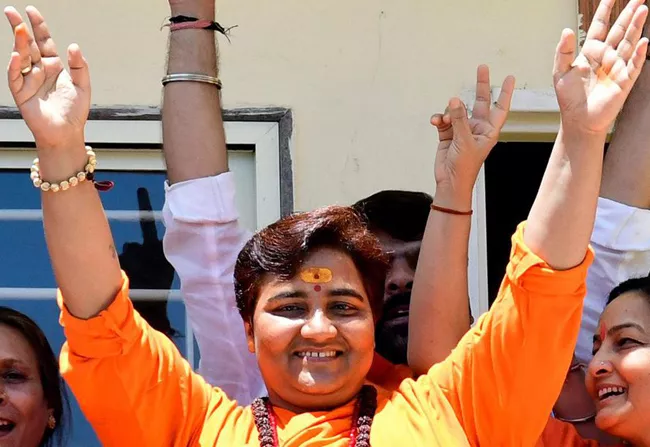 BJP Removes Pragya Singh Thakur From Defence Panel - Sakshi