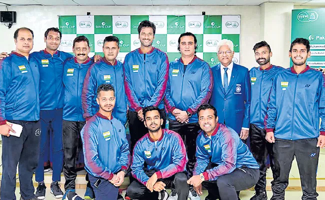 India vs Pakistan Davis Cup In Kazakhstan - Sakshi