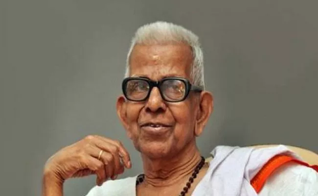 Malayalam Poet Akkitham Wins 2019 Jnanpith Award - Sakshi