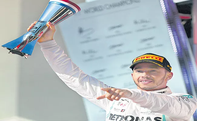 Hamilton Got The World Championship Title For The Sixth Time - Sakshi